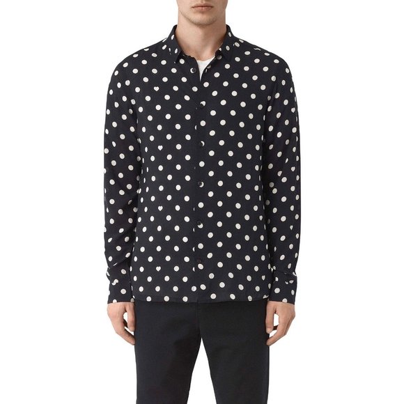 All Saints Other - SOLD All Saints Rolla Polka Dot Button Down Shirt